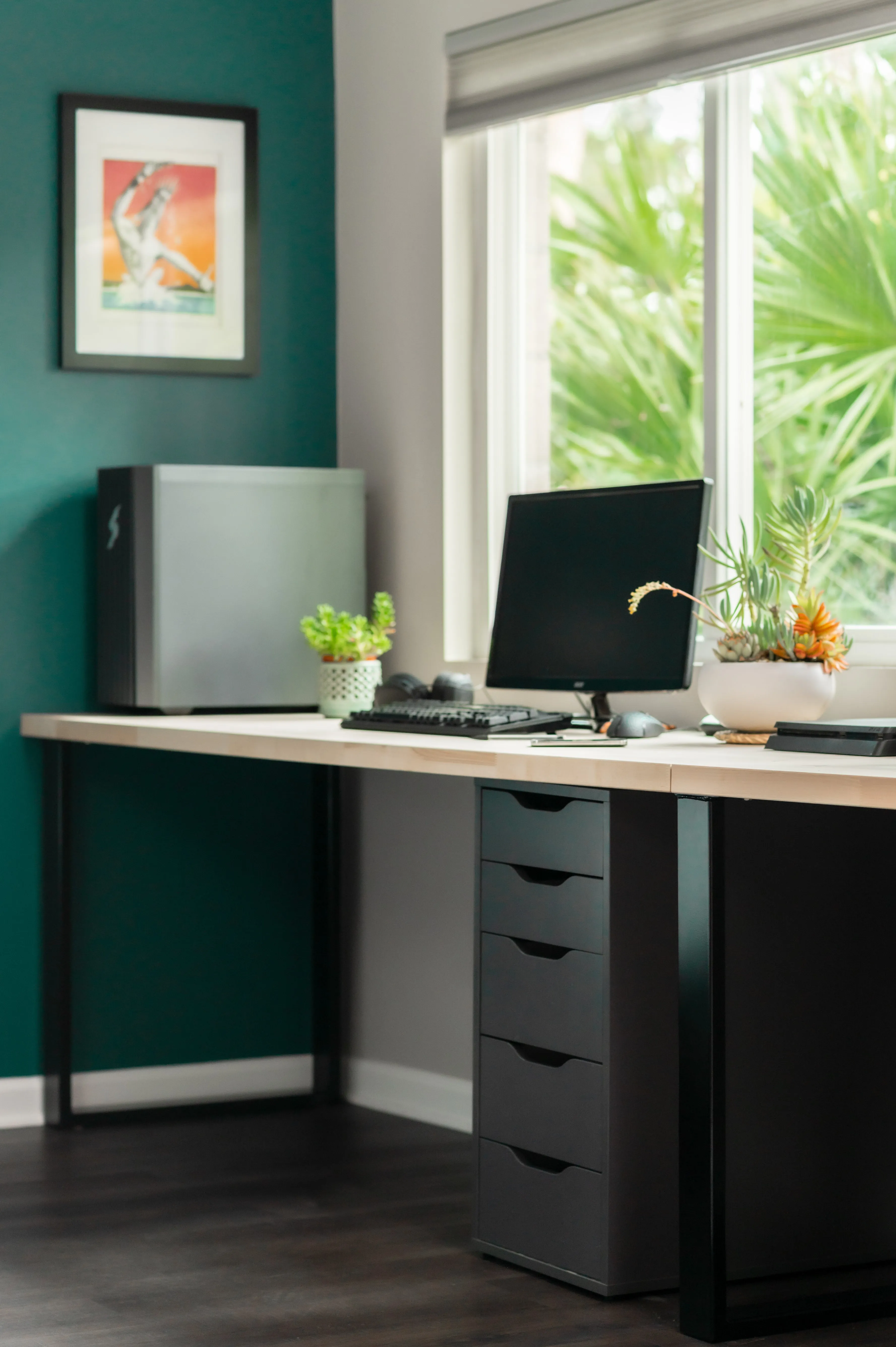 Square Tube Steel Table & Bench Leg