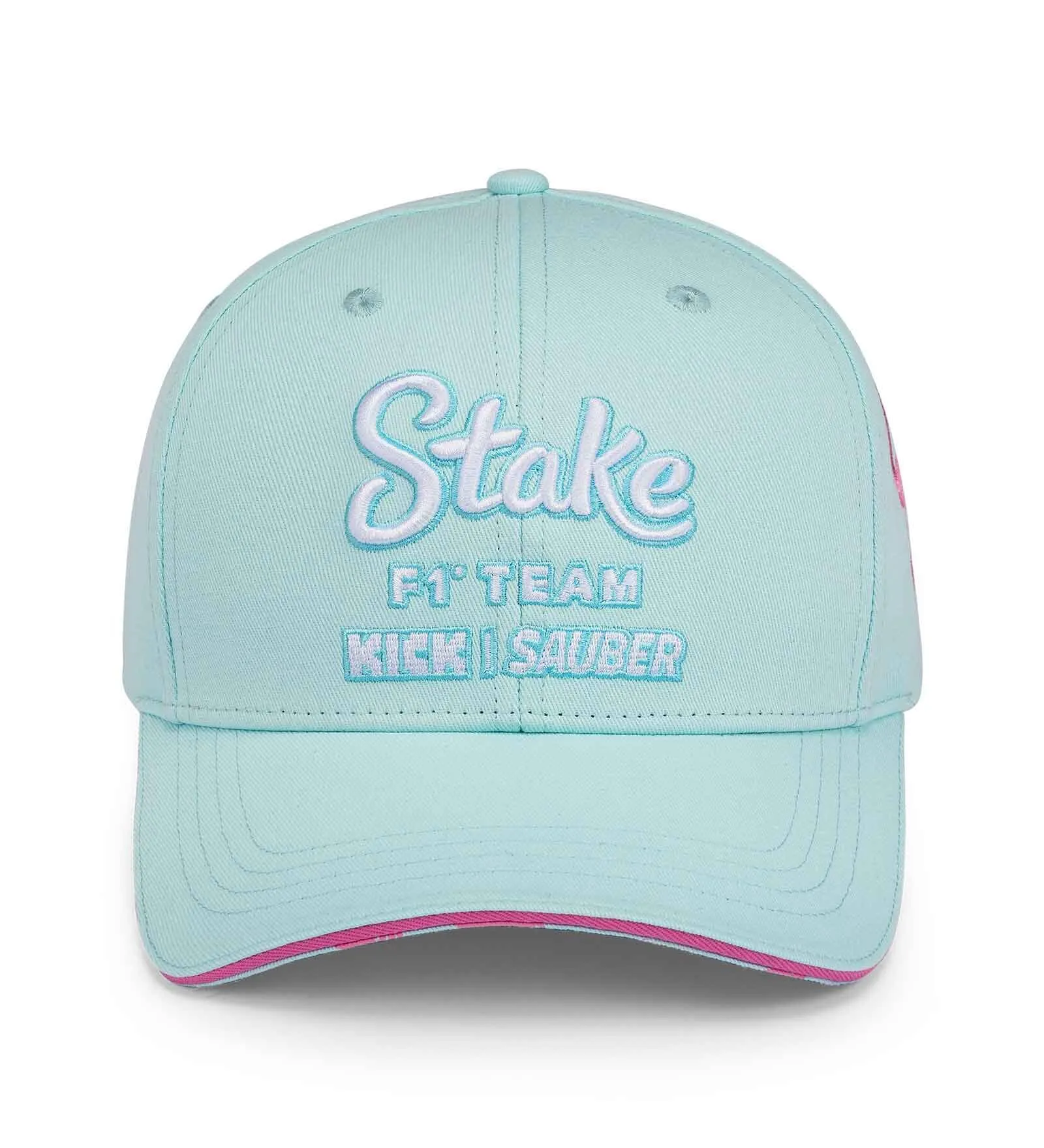 Stake F1 Kick Sauber Special Edition Miami GP Flamingo Baseball Hat - Blue