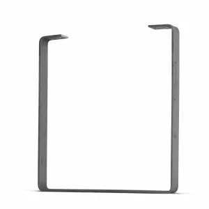Standard Duty U-Shape Flat Bar Table Leg & Bench Base (Sold Separately) - Raw Steel - 10" - 16" Height - 0.25" Thick Metal