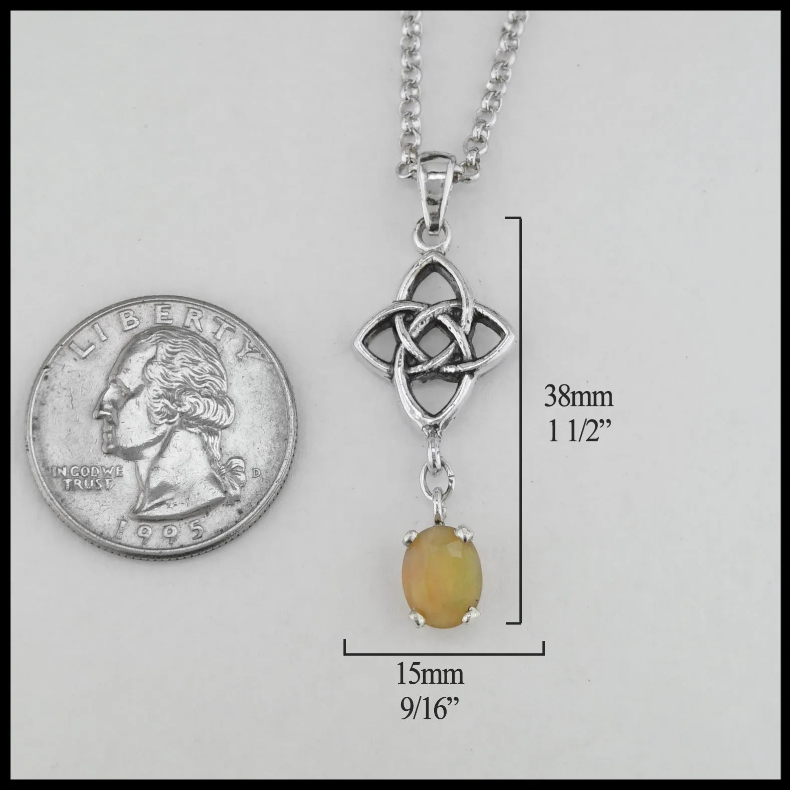 Starlight Pendant with Opal