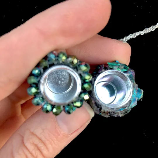 Stash Necklace Rhinestone