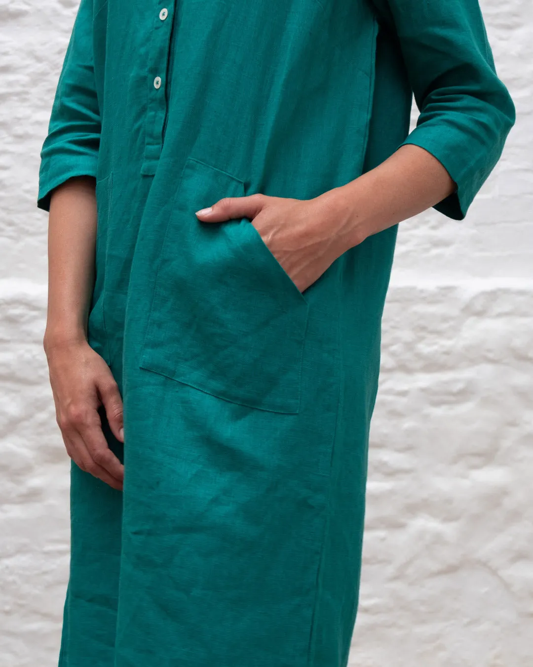 Tara Linen Shirt Dress