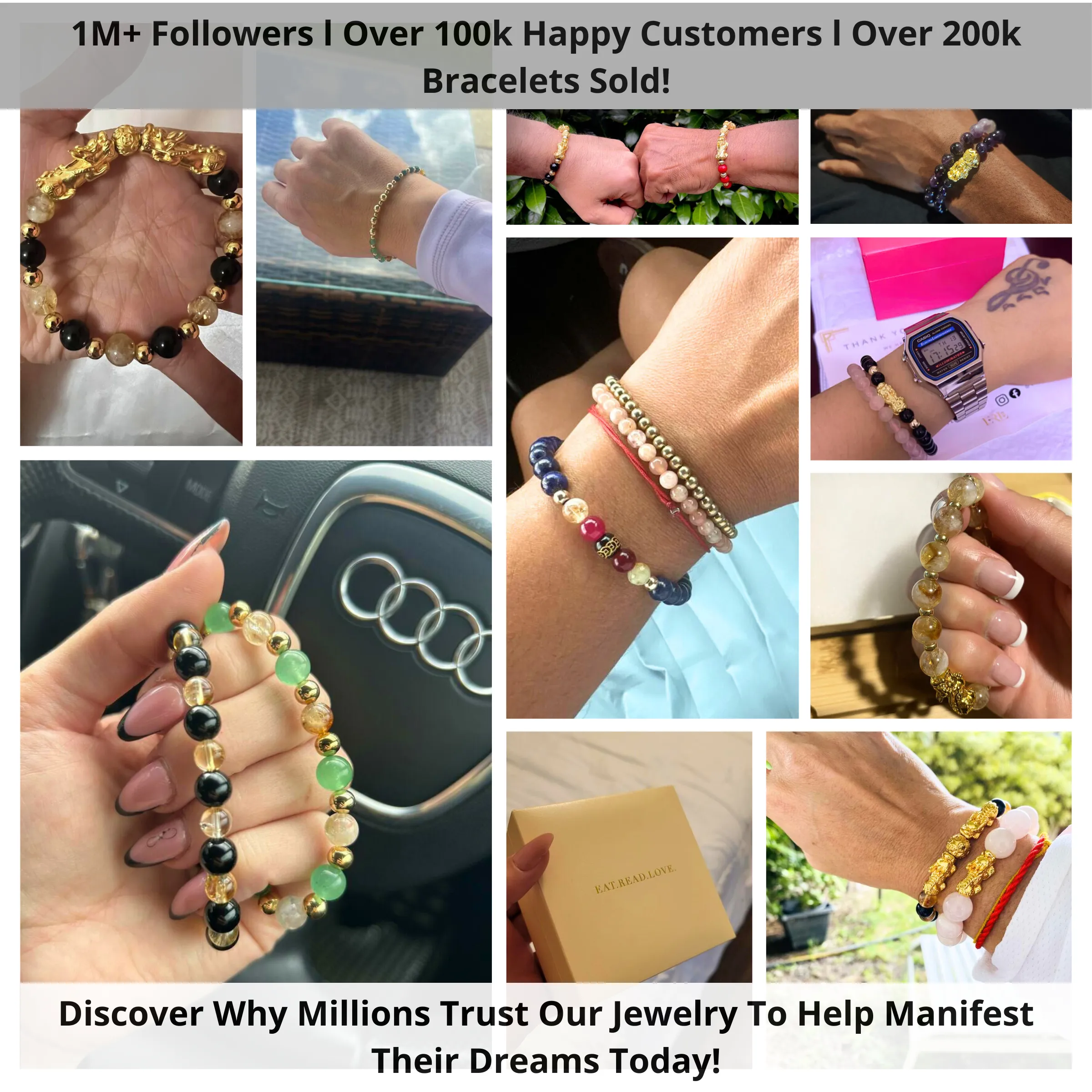 Taurus Double Love and Money Bracelet Stack