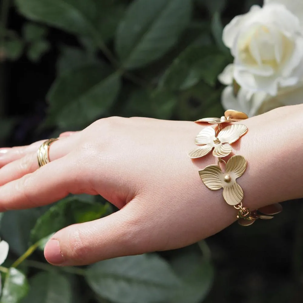 Viola Large Gold Bracelet