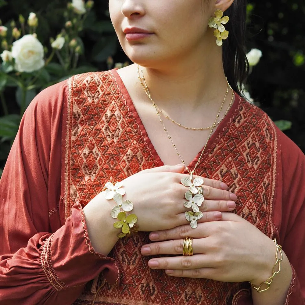Viola Large Gold Bracelet