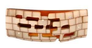 Wall Cracks  Automatic Barrette With Stones