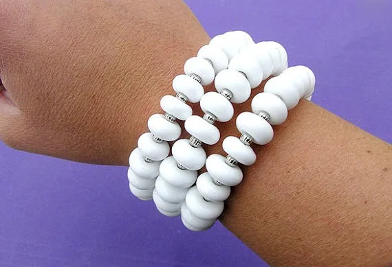 White Wrap Bracelet