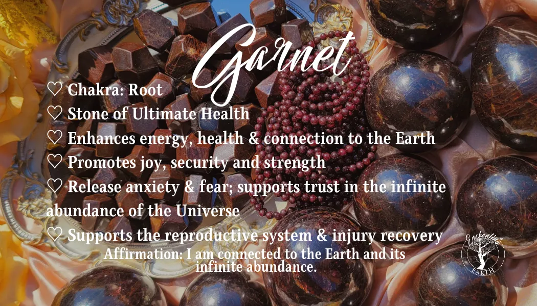 ~Witchy Sisters~ Amethyst, Garnet & Serpentine Bracelet for Health, Intuition and Power